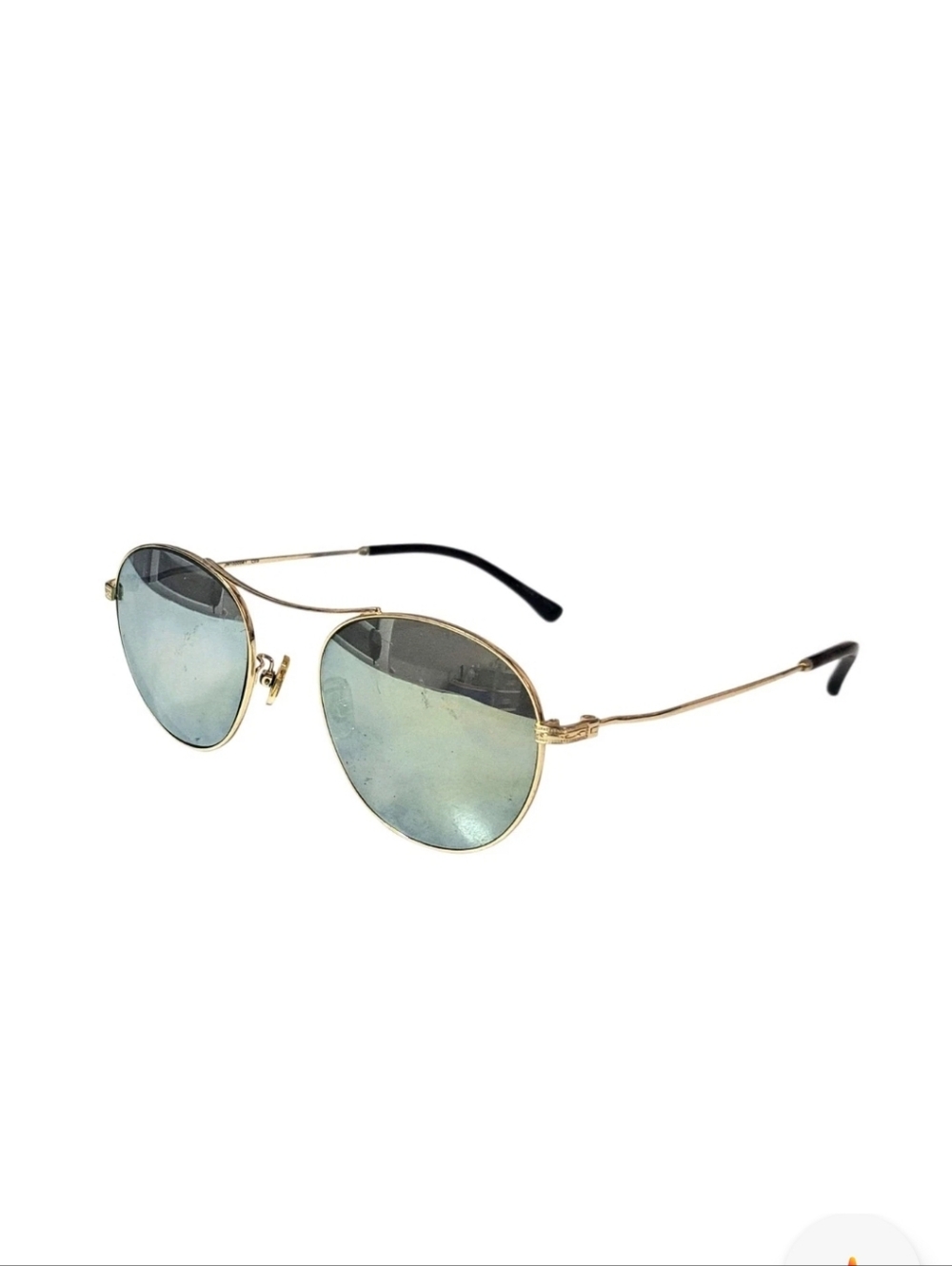Mujosh MJ 1000061 Sunglasses Aviator Gold Mirrored Siver Unisex